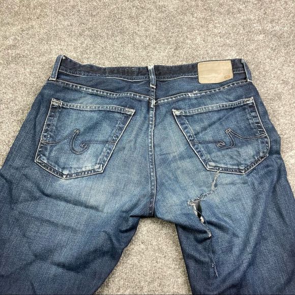 Adriano Goldschmied AG-ED The Graduate Jean-Sz 33R distressed jeans - Picture 11 of 12